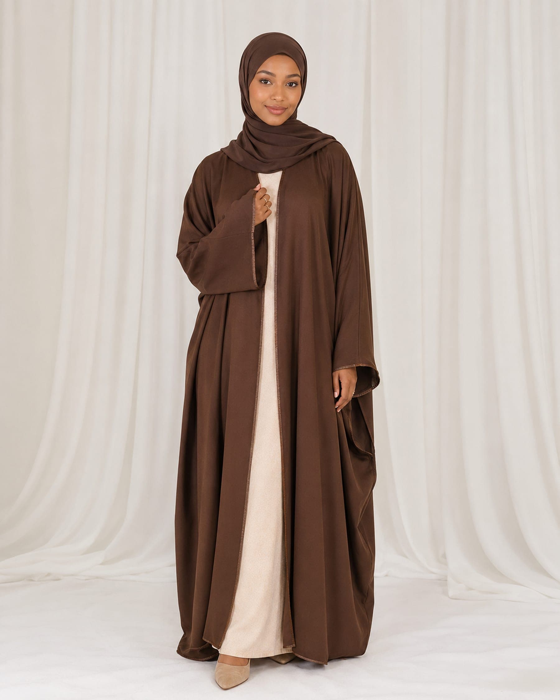 Espresso Open Abaya